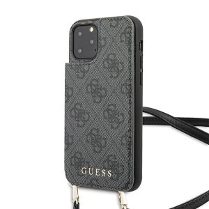 GUESS 4G Charms iPhone 11 Pro Max tok szürke (GUHCN65CB4GG)