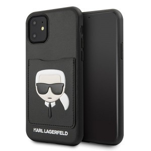 iPhone 11 Karl Lagerfeld tok fekete KLHCN61CSKCBK