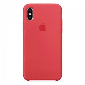 Apple gyári szilikon tok Apple iPhone X/XS rapsberry színben (MRG12ZM/A)