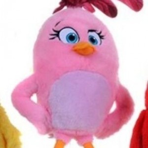 Angry Birds plüssfigura 22 cm pink plüss