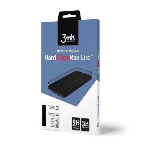 Samsung A50S fekete 3MK 9H kijelzővédő üvegfólia MAX LITE