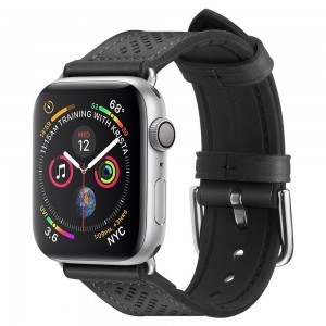 Spigen Retro Fit Apple Watch óraszíj 3/4/5/6/7/SE (42/44/45 mm) fekete