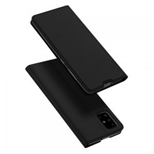 Dux Ducis Skin Pro fliptok Samsung A51 fekete