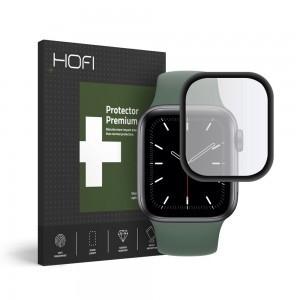 Apple Watch 4/5/6/SE (44mm) Hofi Hybrid üvegfólia fekete