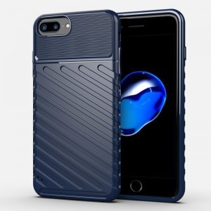 Thunder fokozott védelmet biztosító flexibilis TPU tok iPhone 7 Plus/ 8 Plus kék