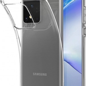 Spigen Liquid Crystal flexibilis TPU gél tok Samsung S20 Ultra Crystal Clear