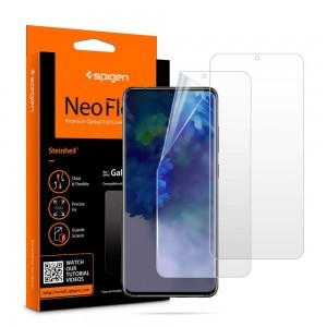 Samsung S20+ Plus kijelzővédő fólia 2 db Spigen Ochronna Neo Flex HD