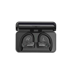 Awei TWS T22 bluetooth fülhallgató és powerbank fekete