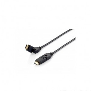 Equip HDMI 2.0 4K/60HZ kábel aranyozott forgatható fejjel 2m