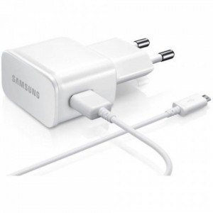 Samsung gyári ETA0U83EWE hálózati töltő adapter + EP-DU4AWE Micro-USB kábel fehér