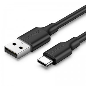 Ugreen USB/ USB Type-C kábel 3A kábel 0.5m fekete