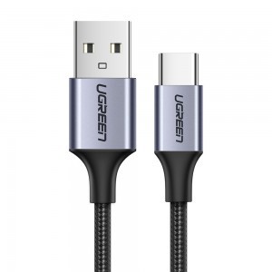 Ugreen USB/USB Type-C kábel QC 3.0 gyorstöltéssel 3A 0.5m szürke