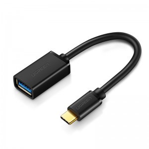 Ugreen USB/USB Type-C 3.0 OTG kábel/ adapter fekete