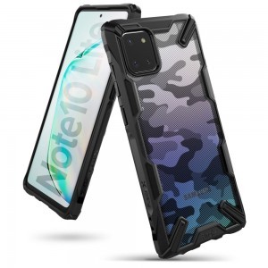 Ringke Fusion X Samsung Note 10 Lite fekete terepmintás