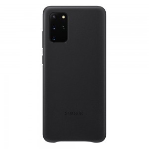 Samsung gyári bőr tok Samsung S20 Plus fekete (EF-VG985LBEGEU)