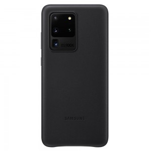 Samsung gyári bőr tok Samsung S20 Ultra fekete (EF-VG988LBEGEU)
