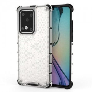 Honeycomb armor TPU tok Samsung Galaxy S20 Ultra átlátszó