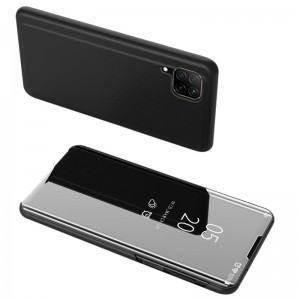 Huawei P40 Lite / Nova 7i / Nova 6 SE Clear View fliptok fekete