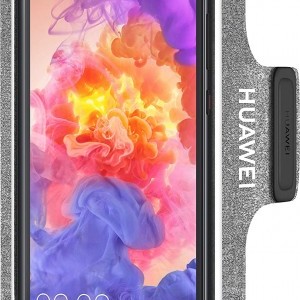 Huawei CW19 univerzális felkarra rögzíthető telefontartó tok szürke futáshoz