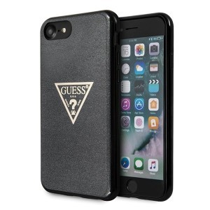Guess Glitter Triangle tok iPhone 7/8/SE 2020 fekete