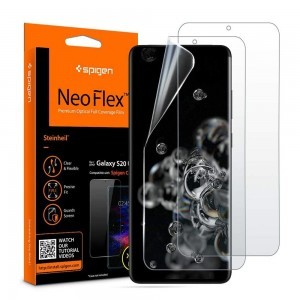 Samsung S20 Ultra Spigen Neo Flex HD hajlított kijelzővédő fólia 2 db (AFL00633)