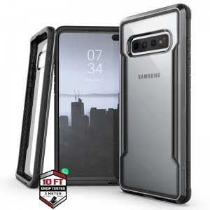 X-DORIA Defense Shield tok Samsung Galaxy S10 Plus fekete ütésálló