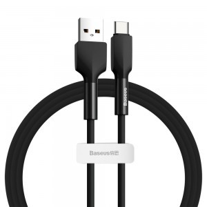 Baseus USB - USB Type-C kábel 3A 1m 480 Mbps fekete (CATGJ-01)