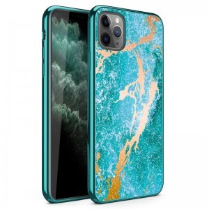 Zizo Refine ütésálló tok iPhone 11 Pro Max óceánkék márványmintás