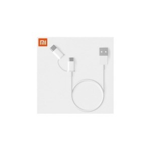 Xiaomi SJX02ZM USB-C+Micro USB kábel 1m fehér