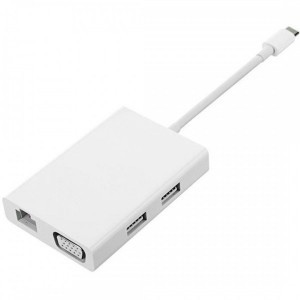 Xiaomi Mi USB-C adapter - VGA/Gigabit Ethernet/USB fehér