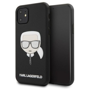 iPhone 11 Karl Lagerfeld Embossed Iconic tok fekete