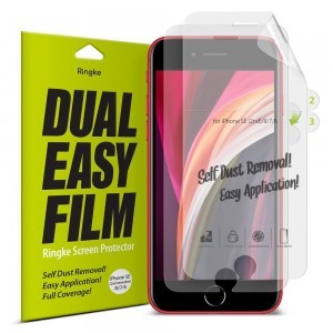 Ringke Dual Easy 2x kijelzővédő PET fólia iPhone 7/8/SE 2020 (ESAP0005)