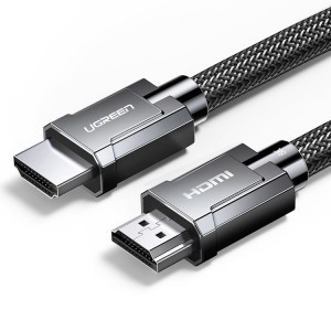 Ugreen HDMI 2.1 kábel 8K 60 Hz / 4K 120 Hz 3D 48 Gbps HDR VRR QMS ALLM eARC QFT 2 m szürke (HD135 70321)