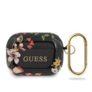 Guess GUACAPTPUBKFL04 Flower collection N.4 AirPods Pro tok fekete
