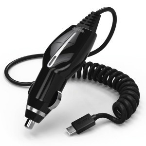 Hama Univerzális autós töltő Micro USB 12 V 1,2 A fekete