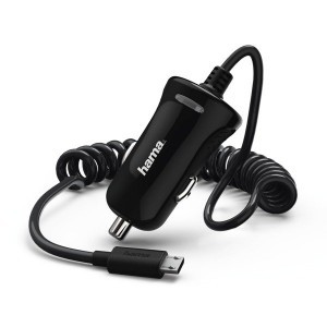 Hama Univerzális autós töltő Micro USB 12 V 2.4 A fekete