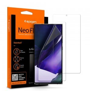 Samsung Note 20 Ultra Spigen Neo Flex HD hajlított kijelzővédő fólia 2 db (AFL01445)