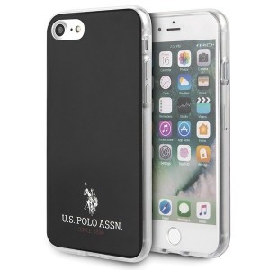 U.S. POLO ASSN. Shiny Collection USHCI8TPUBK tok iPhone 7/8/SE 2020 fekete