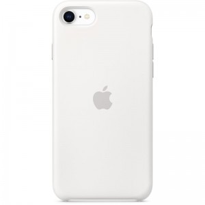 Apple gyári szilikon tok Apple iPhone SE 2020 fehér (MXYJ2ZM/A)