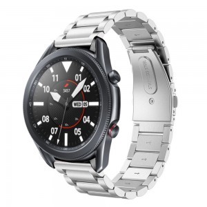 Samsung Galaxy Watch 3 45mm Tech-protect Stainless Szíj Szürke