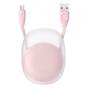 USB - Type-C kábel 2A 1m pink Baseus Let''s go Little Reunion