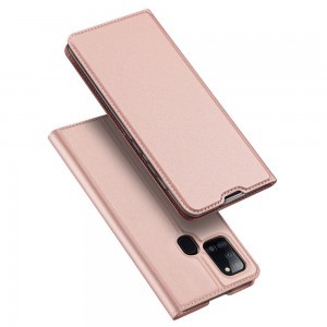 Samsung Galaxy A21S pink Dux Ducis Skin Pro fliptok