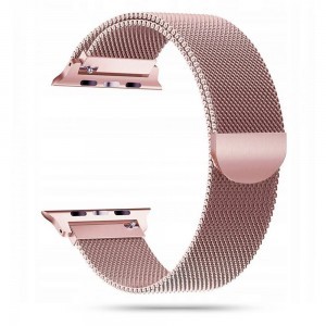 Apple Watch 1/2/3/4/5/6 (38/40mm) Tech-Protect Milaneseband Óraszíj Rózsa Arany