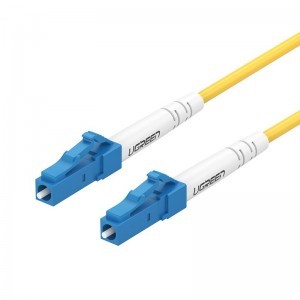 Ugreen LC-LC Single Mode optikai kábel 3M sárga (70663 NW130)