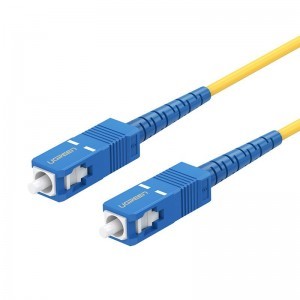 Ugreen SC-SC Single Mode optikai kábel 3M sárga (70664 NW131)