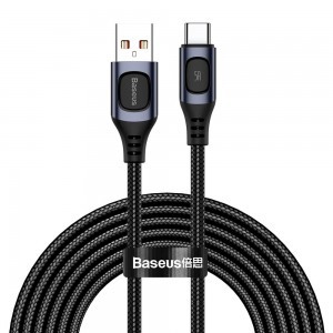Baseus USB - USB Type C kábel Quick Charge, Power Delivery 5 A 2m szürke (CATSS-B0G)