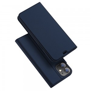 iPhone 12/ 12 Pro Dux Ducis Skin Pro fliptok kék