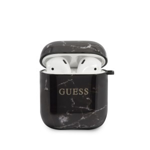 Guess Marble GUACA2TPUMABK AirPods 1/2 tok fekete