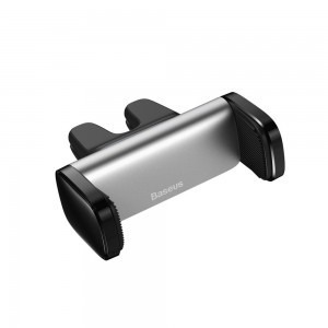 Baseus Steel Cannon szellőzőre rögzíthető autós telefontartó ezüst (SUGP-0S)