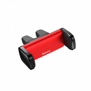 Baseus Steel Cannon szellőzőre rögzíthető autós telefontartó piros
